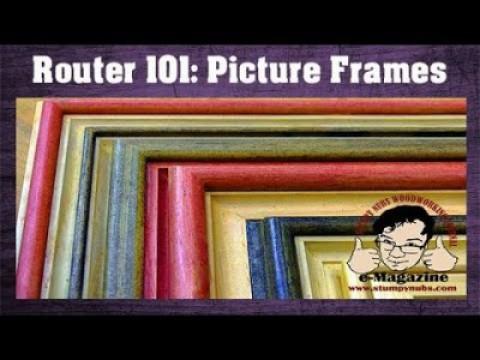 10 AMAZING picture frames you can make with REGULAR ROUTER BITS