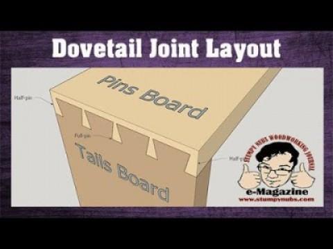How to lay out dovetails FAST and EASY