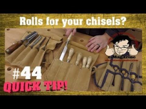 Are tool rolls safe for chisels and carving gouges