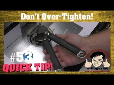 Why router bits come loose, and how to stop it