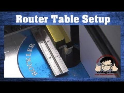 Three Tricks for Quick and Accurate Router Table Setup