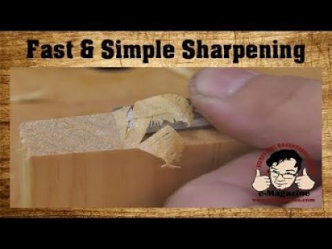 Are your woodworking tools TOO SHARP (How to use just one stone)