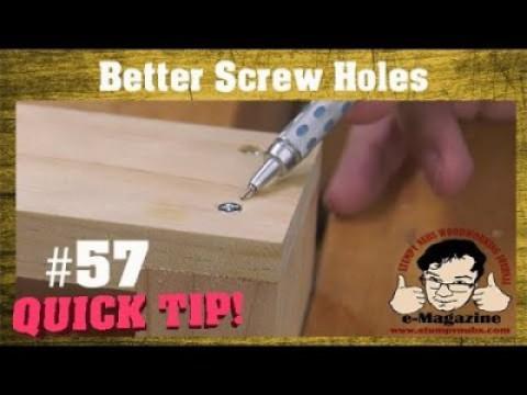 Why old-timey woodworkers screws held better