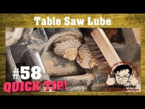 This table saw lubrication tip will tick people off