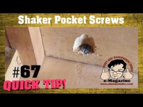 Can you use pocket screws in fine furniture? The Shakers did...