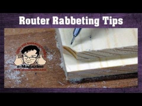 Four important tips for better router rabbets