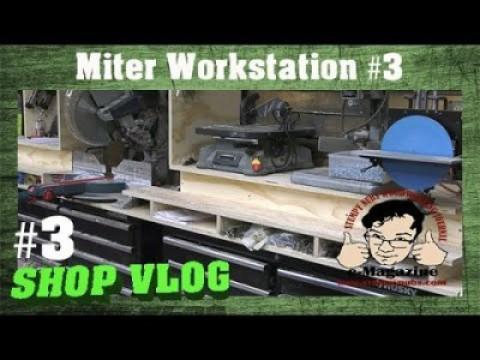 Finishing up the GREATEST miter saw station in the HISTORY of my shop