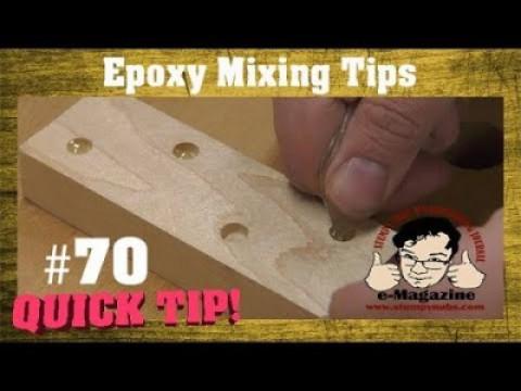 Tips for working with epoxy