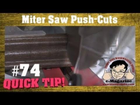 Why you should never pull a sliding miter-chop saw