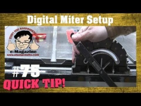 Bet you never thought of THIS way to set up a miter cut