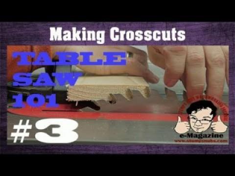 Clever ways to make better table saw crosscuts