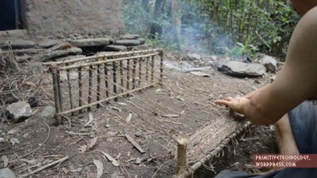 Woven bark fiber
