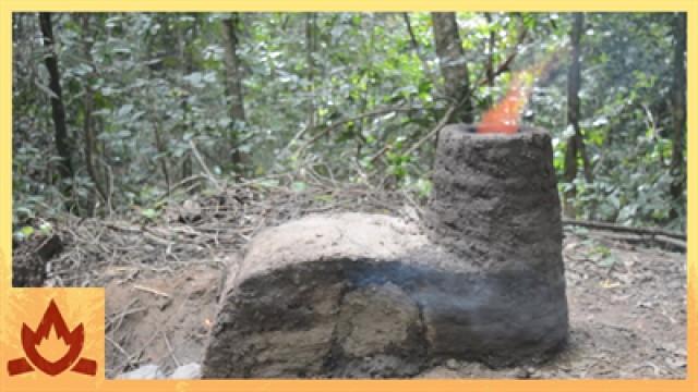 Crossdraft kiln