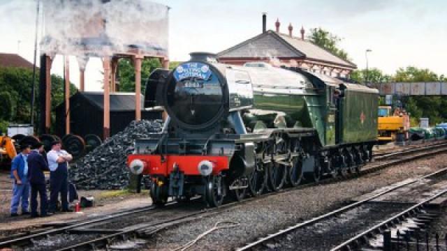 Flying Scotsman from the Footplate