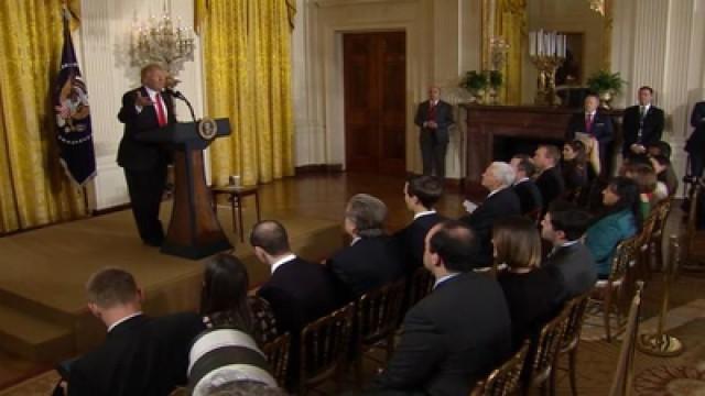 President Trump defends administration from Russia concerns