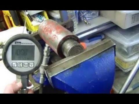 What's the clamping force of a vise Hack a hydraulic cylinder to find out!