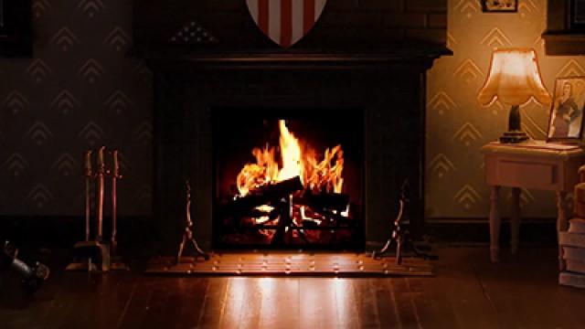 Up Close With Captain America Fireside