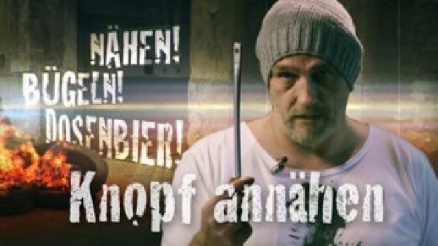 Knopf annähen