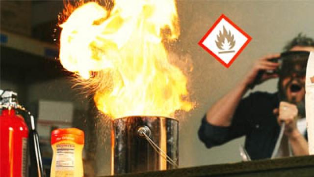 Creating a Dust Fire Explosion