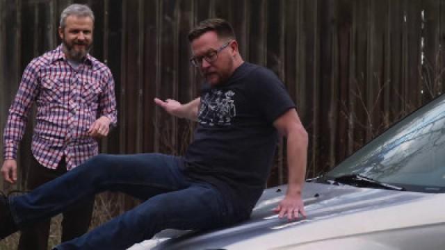 Sliding Across the Hood of a Car