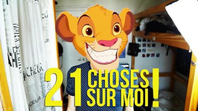 21 choses sur moi