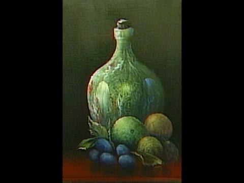 Black Canvas Still Life