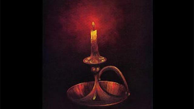 Candle on Black (Portrait)