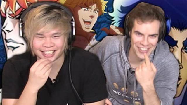 Just 2 Hunks watchin JoJo (with Domics)