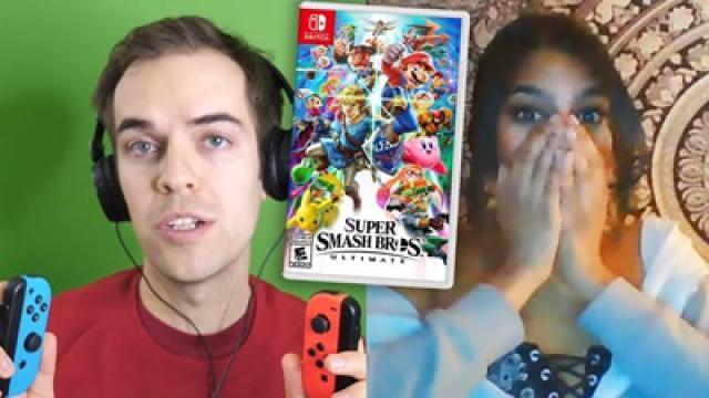 Playing Smash Bros Ultimate with Strangers