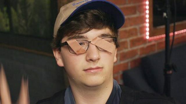 We blinded a fan.