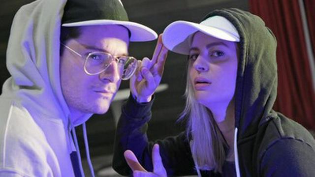 Elyse vs. James rap battle.