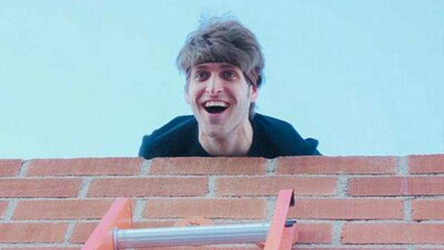 Stuck on the roof.