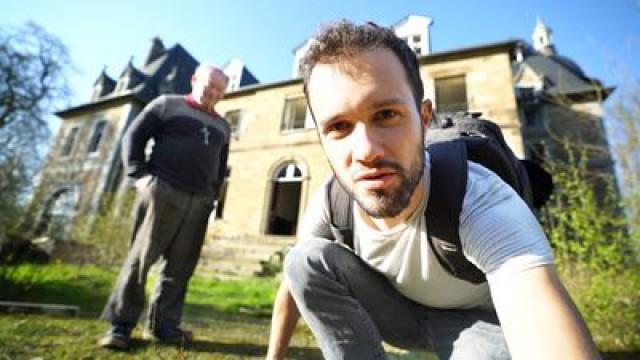 Retour au château du Gangster avec Richard, le papy gardien
