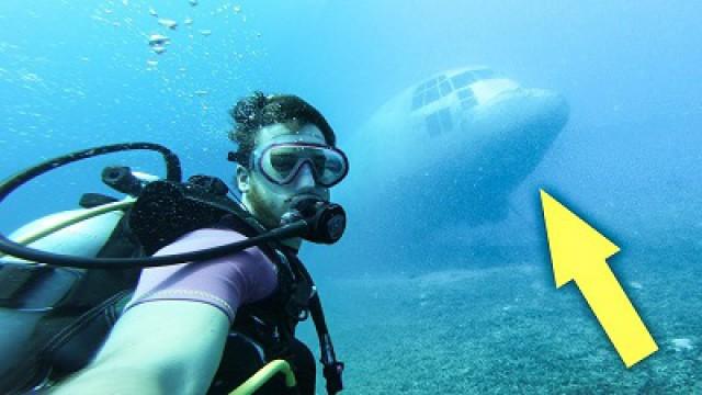 Exploration sous-marine d'un avion abandonné (François)