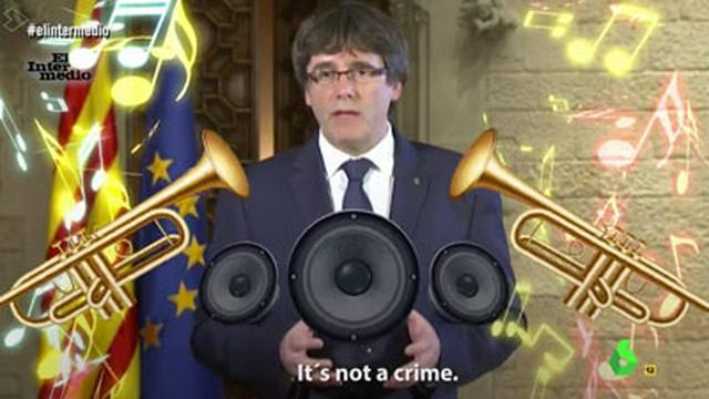(30-10-17) "It's not a crime": el mensaje musical de Carles Puigdemont para conquistar el corazón de los europeos