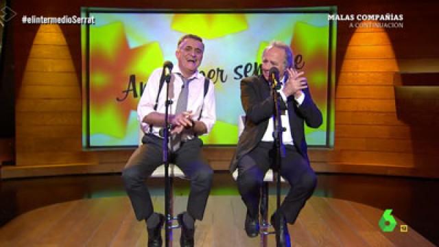 (29-11-17) Wyoming y Serrat cantan 'Amigos para siempre' para sembrar la concordia