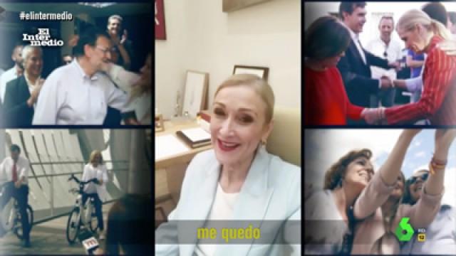 (16-04-18) "No me voy, me quedo", el 'temazo' definitivo de Cifuentes que sonará en todas las fiestas de la URJC