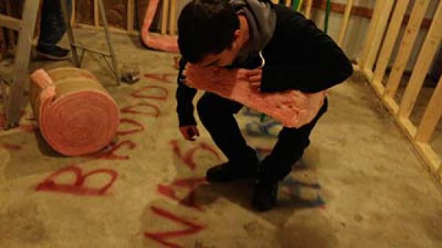 INHALING FIBERGLASS!
