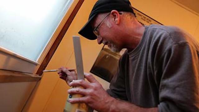 CAULK & CURTAINS!