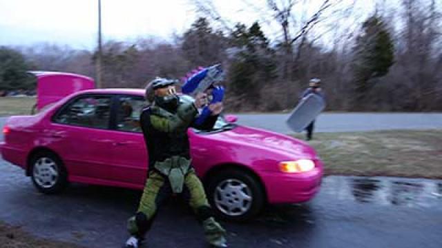 THE HALO ASSAULT PRANK!
