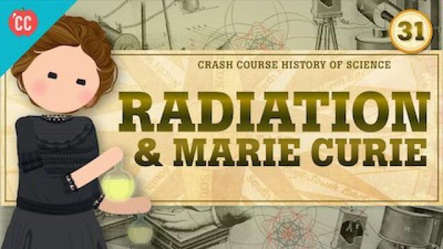 Marie Curie and Spooky Rays