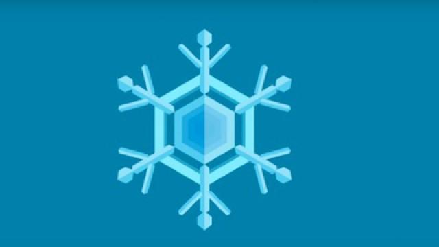 Todesstern Schneeflocke
