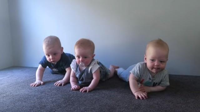 Two Crawling Triplets!!!