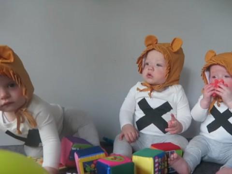 Triplets First Birthday! Henry, Rufus & Pearl Turn ONE!