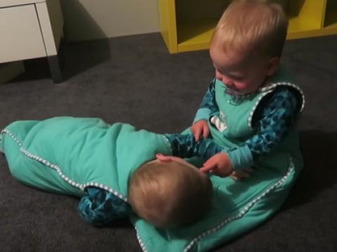 Triplets Cuddling To Sleep!