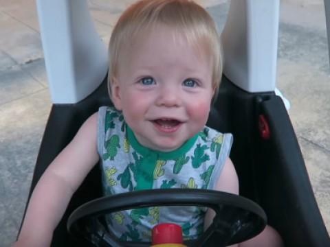 Triplets First Driving Lesson!