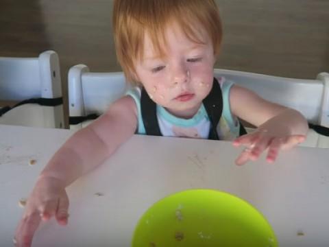When Triplets Feed Themselves..