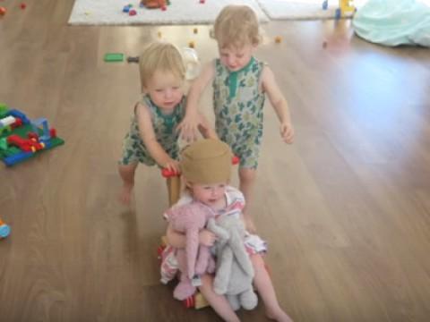 Boys Fight Over Their Triplet Sister!!