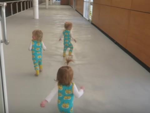RUNAWAY TRIPLETS!