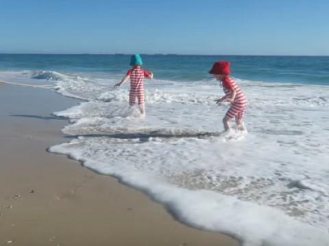 Fun Beach Day with Six Kids!